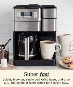 Cuisinart Coffee Center Grind Brew Plus with Built-in Grinder Black Silver 2