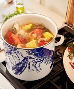 Cuisinart 16 Qt Enamel on Steel Stockpot with Cover Caskata Collection 2