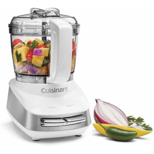 Cuisinart MCH-4 Mini Chopper 4-Cup White and Stainless Steel