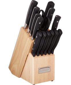 Cuisinart 15pc Knife Set with Steel Blades for Precise Cutting