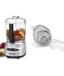 Cuisinart Mini Prep Plus Food Processor with 3 Pack Mesh Strainers