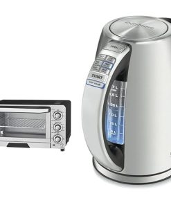 Cuisinart Custom Classic Toaster Oven Broiler 17 Inch Black  
1.7-Liter Stainless Steel Cordless Electric Kettle with 6 Settings