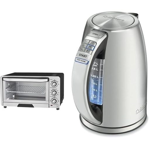 Cuisinart Custom Classic Toaster Oven Broiler 17 Inch Black  
1.7-Liter Stainless Steel Cordless Electric Kettle with 6 Settings