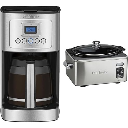 Cuisinart 14-Cup Coffee Maker with Glass Carafe and Slow Cooker