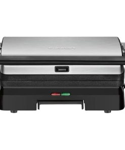 Cuisinart GR-11 Silver 3-in-1 Griddler Grill and Panini Press