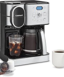 Cuisinart 12-Cup Coffee Maker with Glass Carafe and Single Server