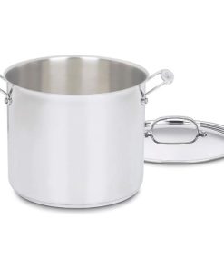 Cuisinart 12 Quart Stockpot with Lid Chef's Classic Collection Silver