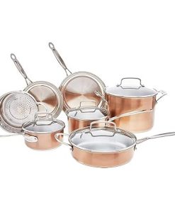 Classic Stainless Cookware Set 11PC Chef's Color Series