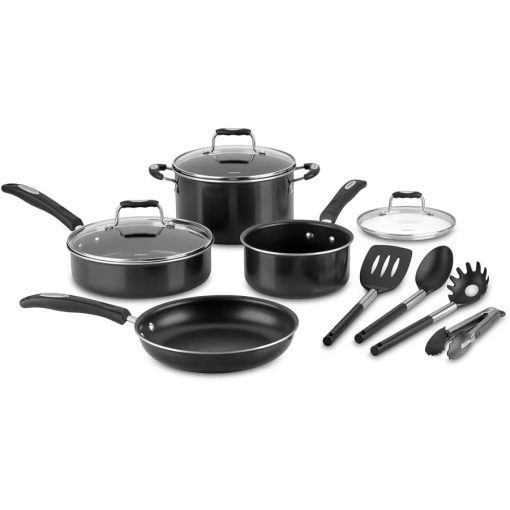 Cuisinart Nonstick 11 Piece Cookware Set Black P57-11BK