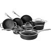 Cuisinart 62I-11 Medium Black Cookware Set for Every Kitchen