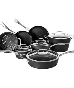 Cuisinart 62I-11 Medium Black Cookware Set for Every Kitchen