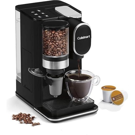 Cuisinart Single Serve Coffee Maker with Grinder and 48-Ounce Reservoir