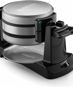 Cuisinart Waffle Maker 180° Flip Nonstick Plates Ready Indicator Light