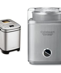 Cuisinart CBK-110P1 Bread Maker Compact Automatic Custom Settings  

Cuisinart Ice Cream Maker 2-Qt Double Machine for Frozen Desserts