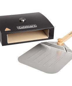 Cuisinart CPO-700 Grill Top Pizza Oven Kit in Black and Aluminum