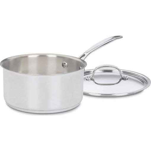 Cuisinart 3-Quart Chef's Classic Stainless Steel Saucepan with Cover