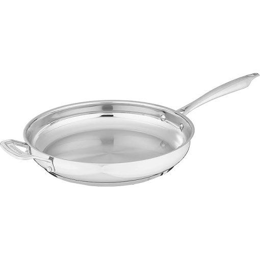 Cuisinart 12 Inch Professional Stainless Steel Skillet with Helper
