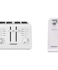 Cuisinart 4-Slice Toaster and Electric Can Opener Bundle White