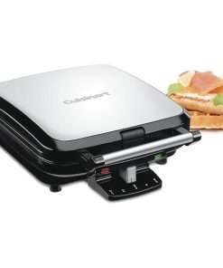 Cuisinart 4 Slice Belgian Waffle Maker Stainless Steel WAF-150C