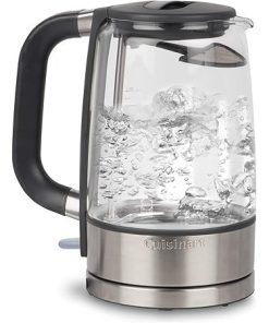 Cuisinart GK-17C ViewPro 1.7L Glass Kettle in Silver Color