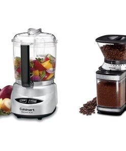 Cuisinart Mini Prep Plus Food Processor 4 Cup Brushed Stainless Steel  
Cuisinart Electric Burr Coffee Grinder One-Touch Automatic Model