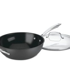 Cuisinart 12-Inch Hard-Anodized Nonstick Stir-Fry Wok with Cover