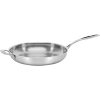 Cuisinart 12-Inch Stainless Steel Fry Pan with Helper Handle CC522-30H
