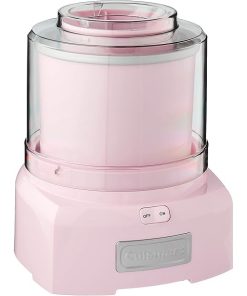 Cuisinart Ice Cream Maker 1.5 Quart Pink for Frozen Yogurt and Sorbet