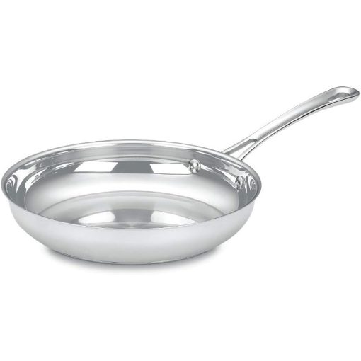 Cuisinart 10 Inch Open Skillet with Stainless Steel Contour Design