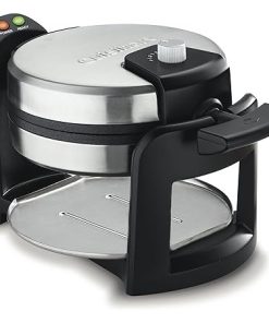 Cuisinart WAF-F30 Belgian Waffle Maker Black Silver 1 Inch Thick