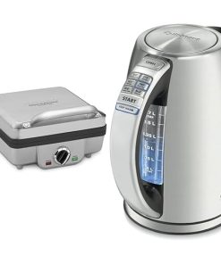 Cuisinart Waffle Maker and Electric Kettle with 6 Heat Settings