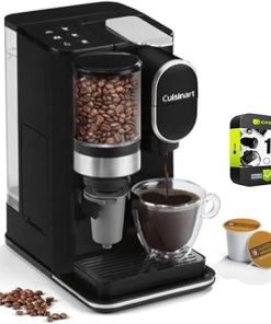 Cuisinart DGB-2 Grind Brew Single Serve Coffee Maker Bundle with Warranty