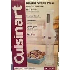Cuisinart Electric Cookie Press ECG-20 BPA-Free Baking Tool