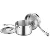 Cuisinart Classic Tri-Ply Stainless 3-Piece Saucepan and Boiler Set