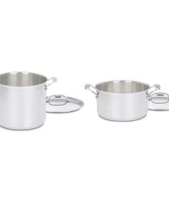 Cuisinart 12 Quart Stockpot with Lid Chef's Classic Collection Silver