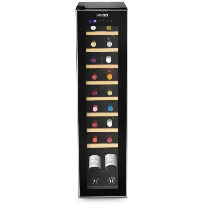 Cuisinart 18 Bottle Wine Cellar with Compressor Model CWC-36CU