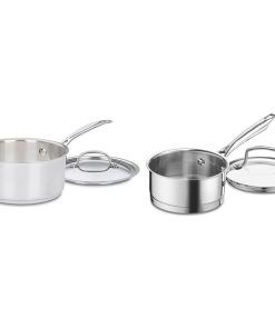 Cuisinart Stainless Steel Saucepans Bundle 2-Quart and 1-Quart