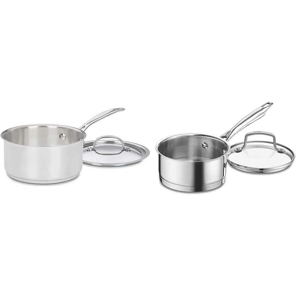 Cuisinart Stainless Steel Saucepans Bundle 2-Quart and 1-Quart