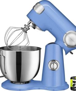 Cuisinart SM-50BL Stand Mixer Blue 5.5 Quart with 1 Year Protection Pack