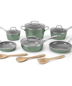 Cuisinart GreenChef Ceramic Nonstick Cookware Set 52G-13SG