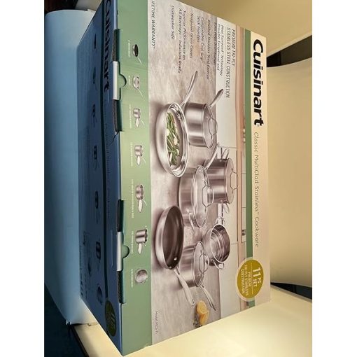 Cuisinart Classic Multiclad 11PC Stainless Cookware Set Tri-Ply