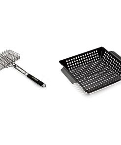 Cuisinart Grilling Basket and 11-Inch Nonstick Grill Wok Set