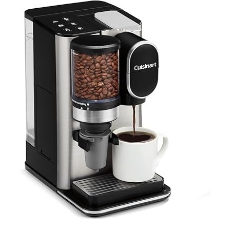 Cuisinart Single Serve Coffee Maker with Grinder and Removable Reservoir
