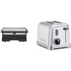 Cuisinart GR-11 Griddler 3 in 1 Grill and Panini Press Silver  
Cuisinart CPT-160 Metal Classic 2 Slice Toaster Brushed Stainless