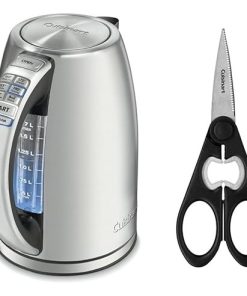 Cuisinart 1.7L Stainless Steel Cordless Electric Kettle & Kitchen Shears