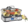 Small Micro Cookware 1 Quart Microwave Steamer for Vegetables BPA Free 4