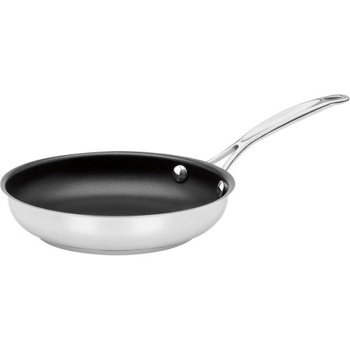 Cuisinart Chef's Classic 8 Inch Stainless Steel Nonstick Skillet