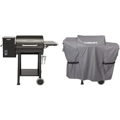 Cuisinart Wood Pellet Grill and Smoker Bundle with Cooking Cover