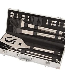 Cuisinart 14-Piece Deluxe Stainless Steel Grill Set for Outdoor Cooking