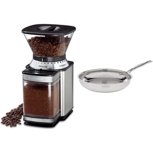 Cuisinart Electric Burr Coffee Grinder and Stainless Steel Skillet